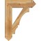 Ekena Millwork Balboa Arts & Crafts Rough Sawn Bracket, Western Red Cedar, 6"W x 26"D x 34"H BKT06X26X34BOA03RWR - alternate 4
